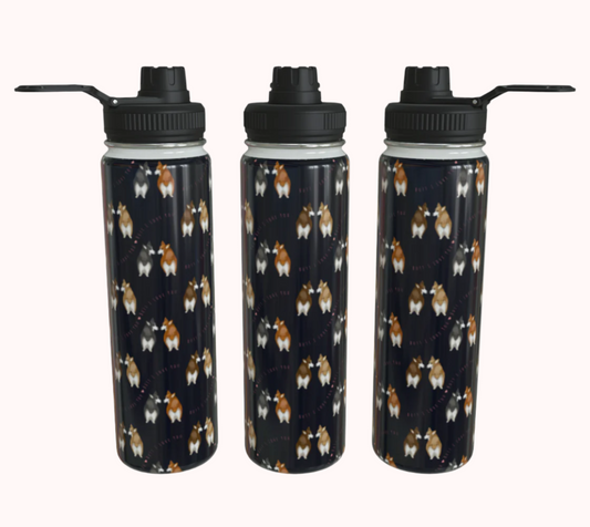 Butt I Love You - Classy Navy - Stainless Steel Water Bottle