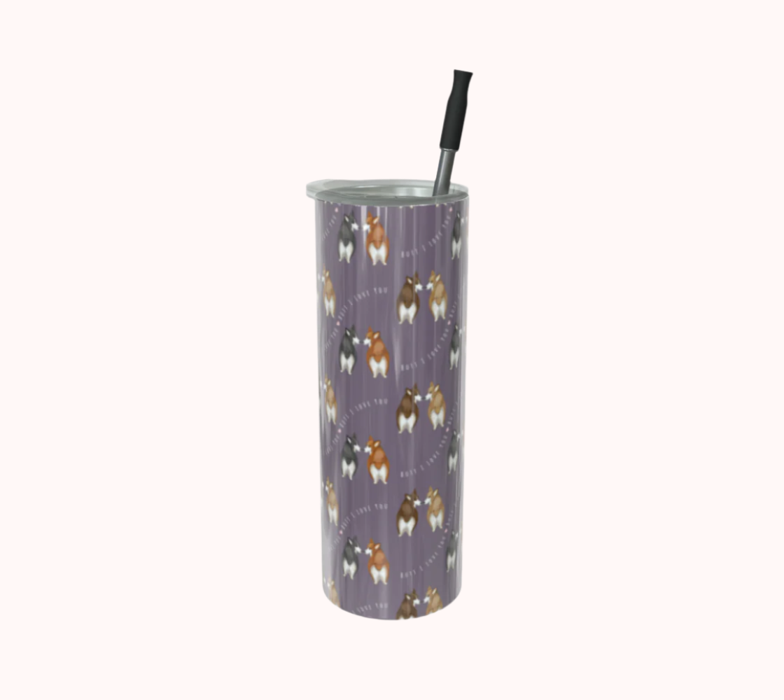 Butt I Love You - Calm Lavender - Stainless Steel Tumbler