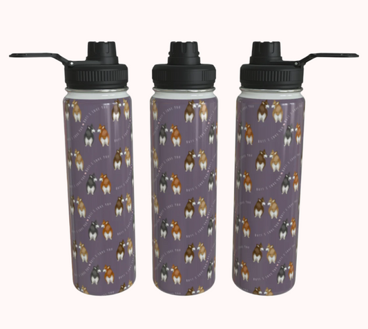 Butt I Love You - Calm Lavender - Stainless Steel Water Bottle