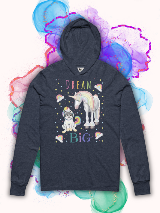 Dream Big - Hooded long-sleeve tee