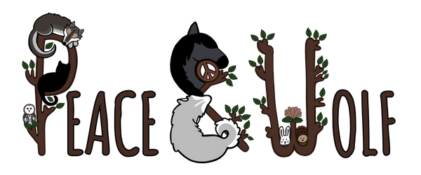 Peace and Wolf logo