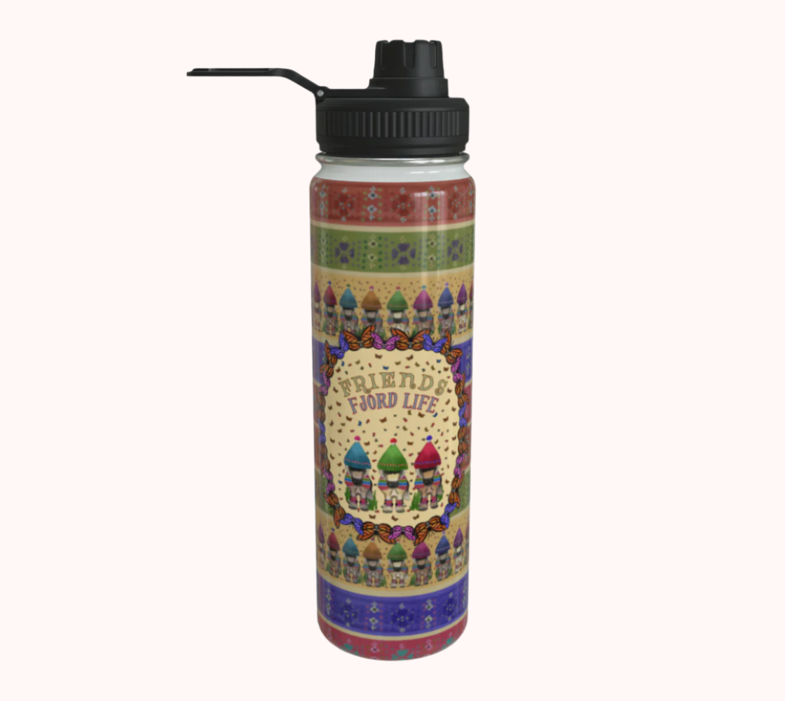 Friends Fjord Life - Stainless Steel Water Bottle