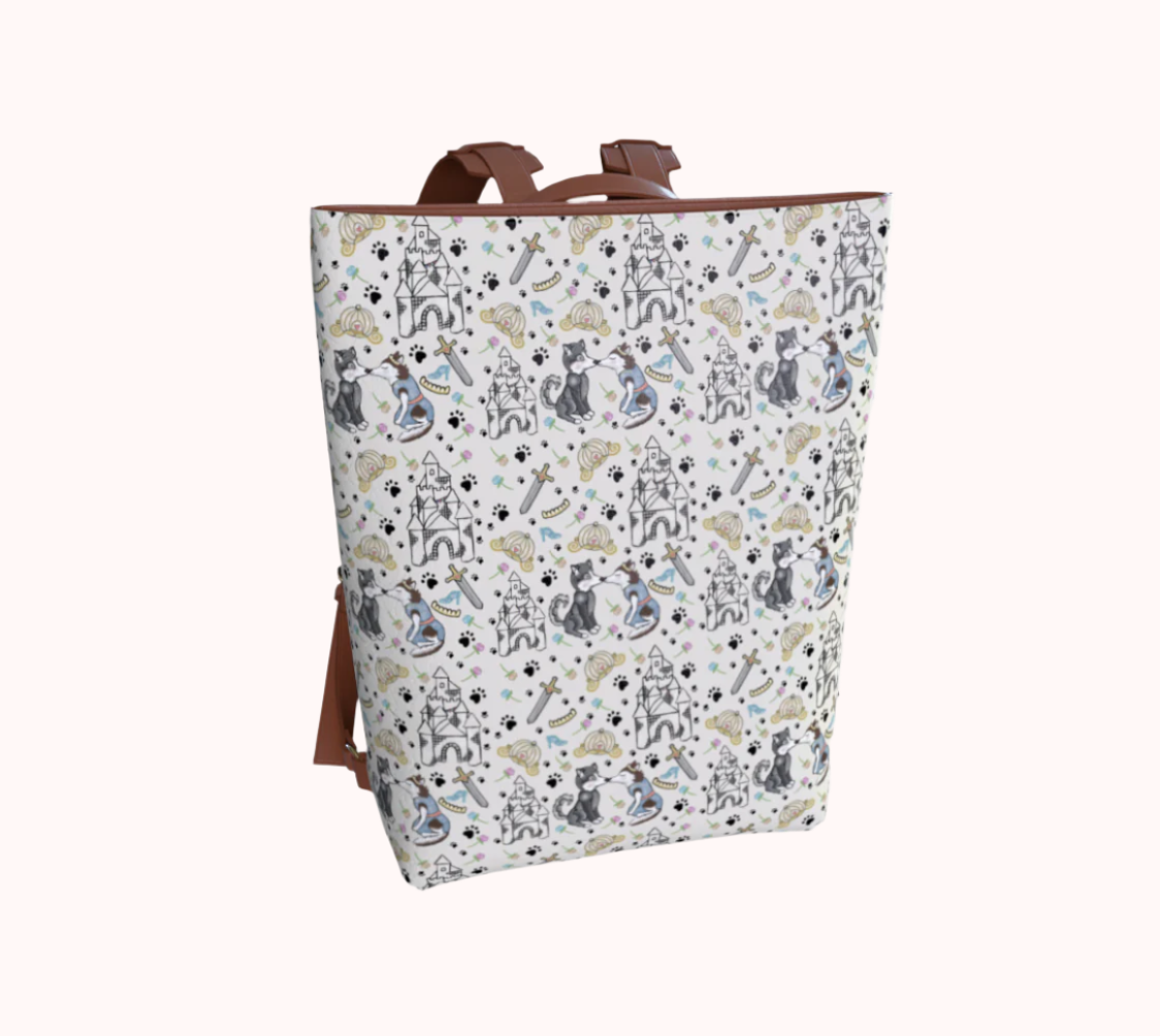 Howl Have a Fairy Tail - Vegan Leather Backpack