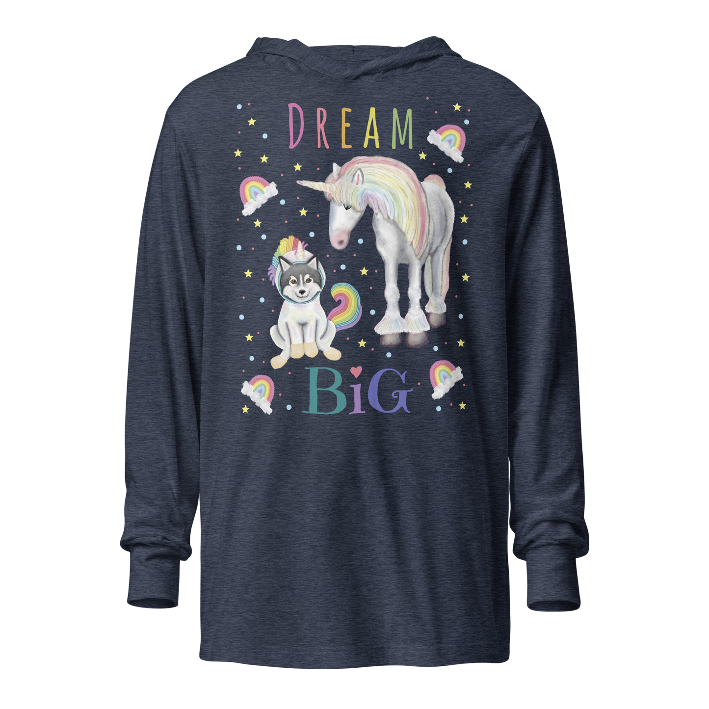 Dream Big - Hooded long-sleeve tee