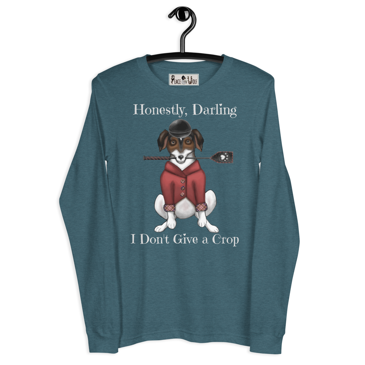 I Don't Give a Crop - Soft Long Sleeve Tee