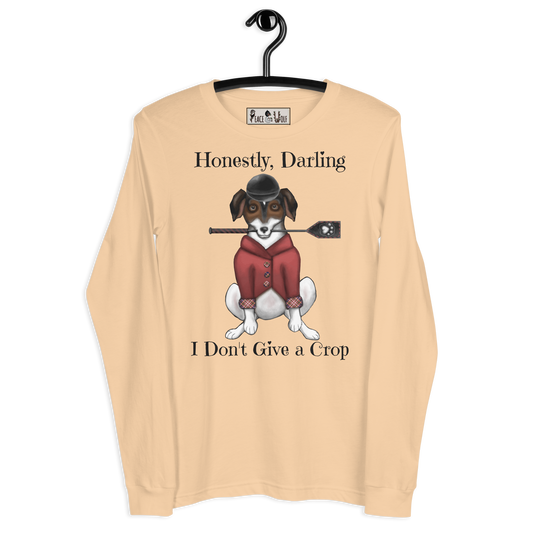 I Don't Give a Crop - Soft Long Sleeve Tee