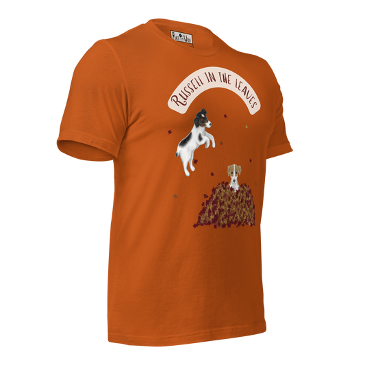 Russell in the Leaves - Classic Comfy Tee