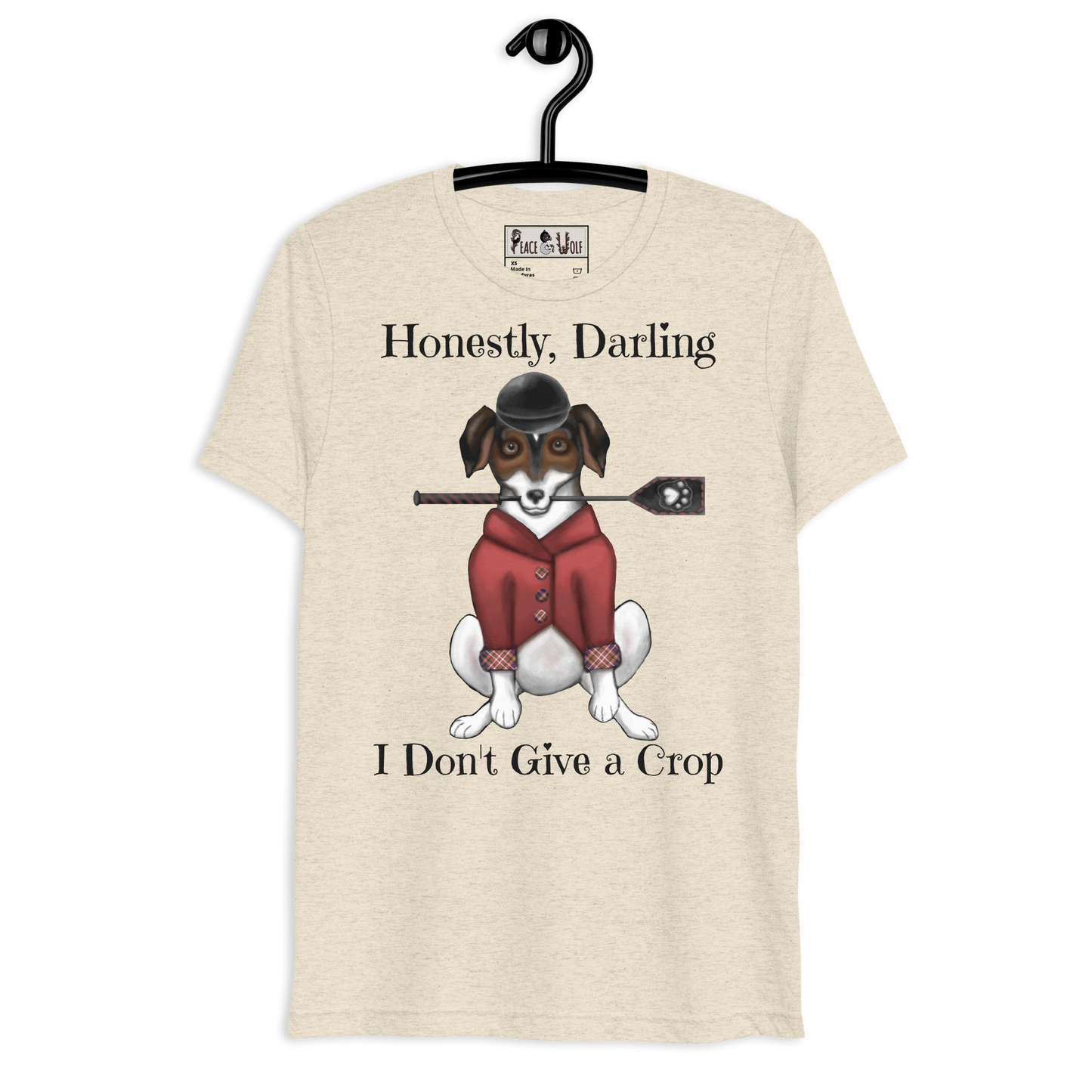 I Don't Give a Crop - Tri-Blend Super Soft T-shirt