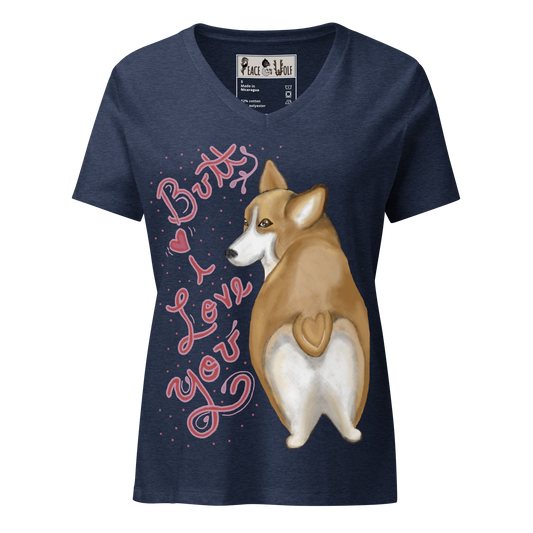 Butt I Love You - Women’s - Relaxed Super Soft V-neck T-shirt