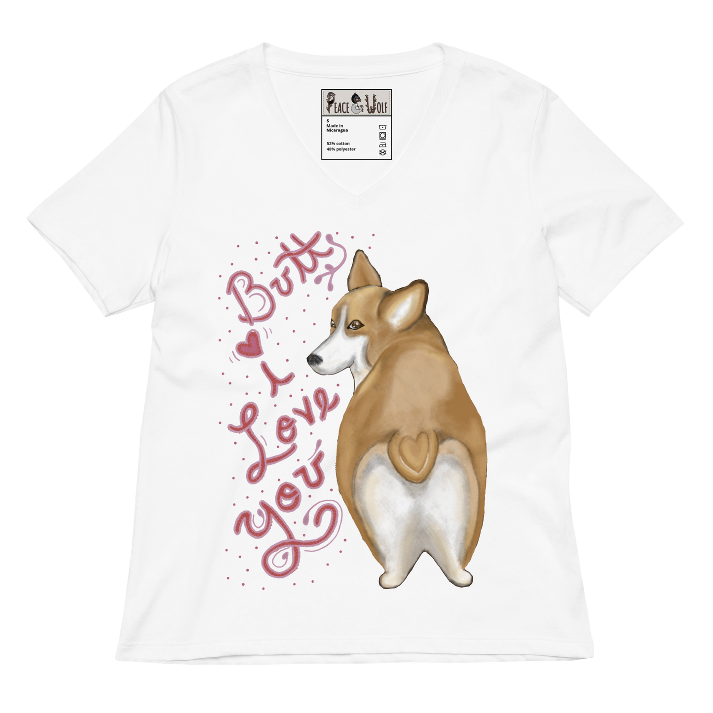 Butt I Love You - Women’s - Relaxed Super Soft V-neck T-shirt