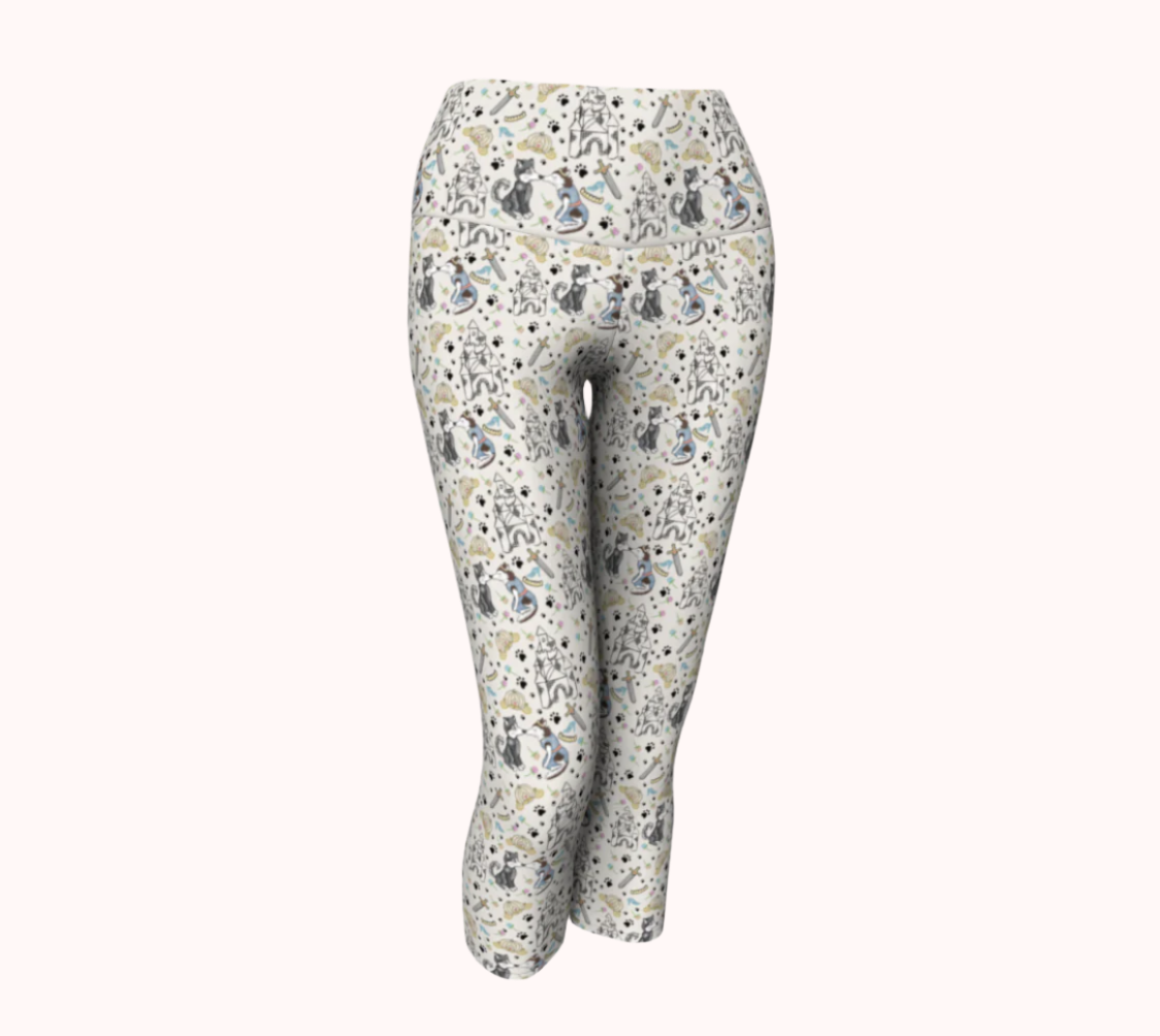 Howl Have a Fairy Tail - Ecofriendly Ecopoly Yoga Capris