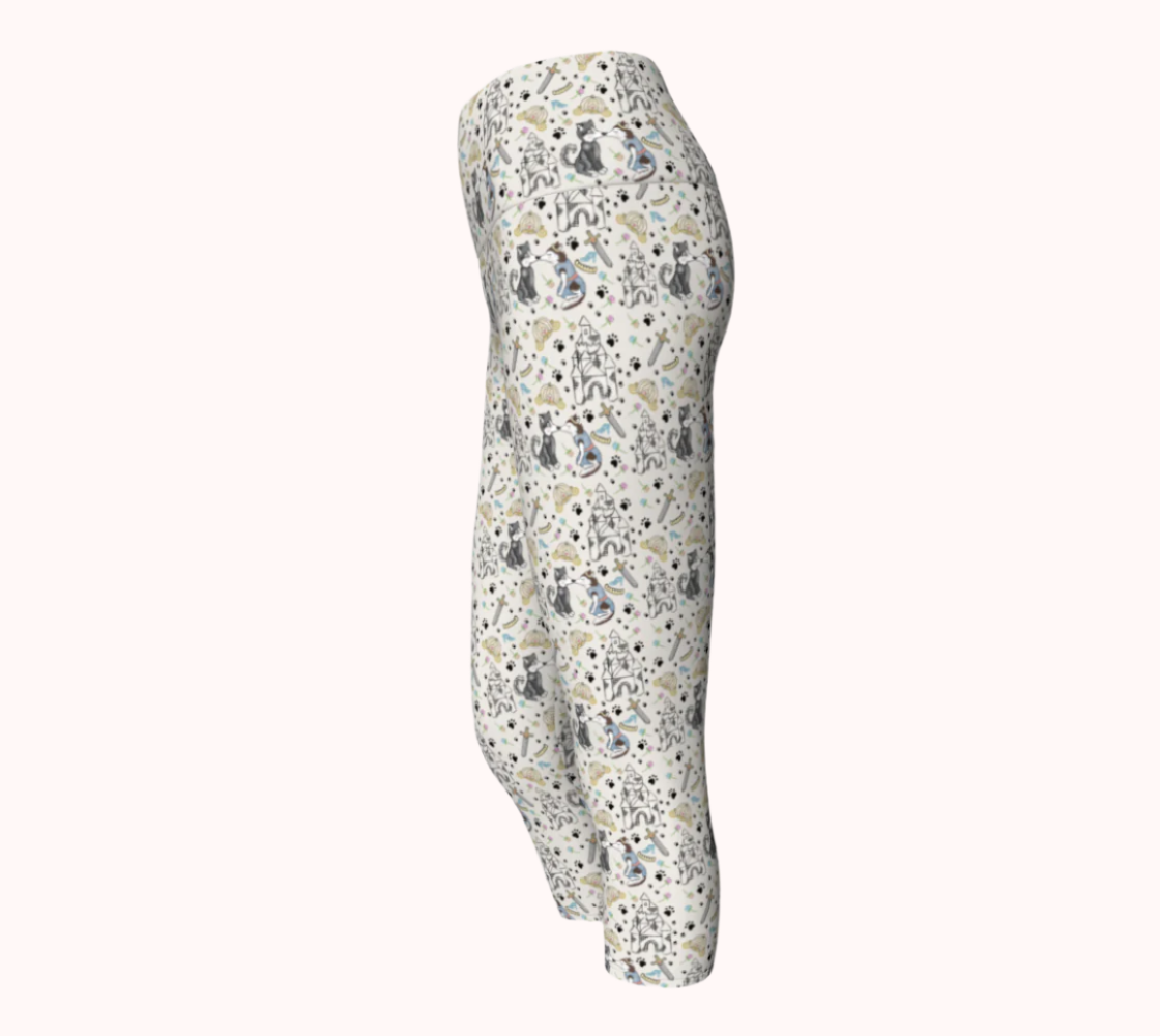 Howl Have a Fairy Tail - Ecofriendly Ecopoly Yoga Capris