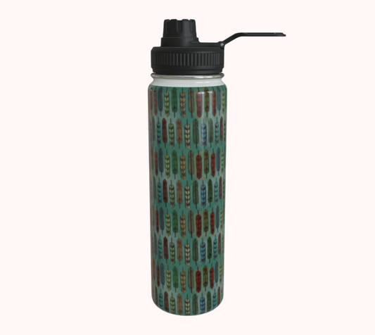 Heavenly Flight Feathers - Stainless Steel Water Bottle