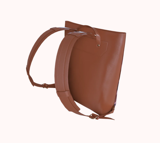 Cotton Cloud Feathers - Vegan Leather Backpack