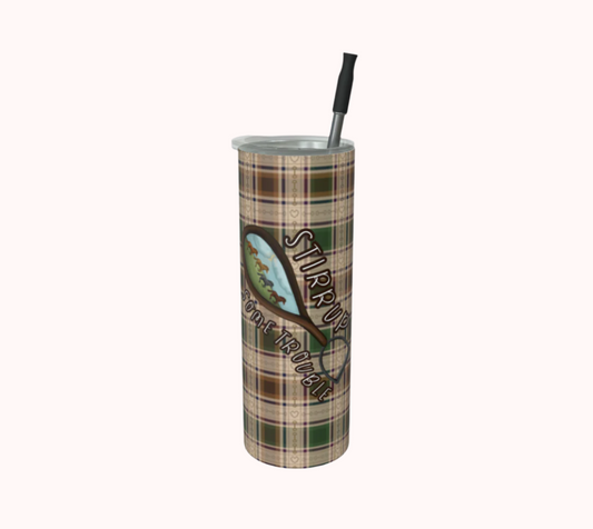 Stirrup Some Trouble - Fields of Freedom Plaid - Stainless Steel Tumbler