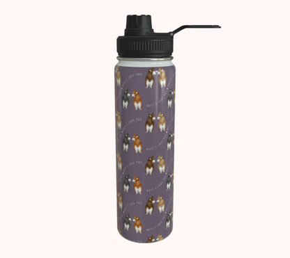 Butt I Love You - Calm Lavender - Stainless Steel Water Bottle