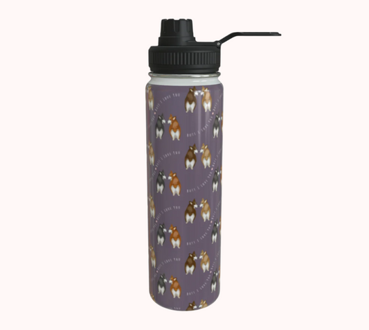 Butt I Love You - Calm Lavender - Stainless Steel Water Bottle