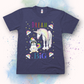 Dream Big - Unisex - USA Made soft Jersey T-shirt Rainbow Script