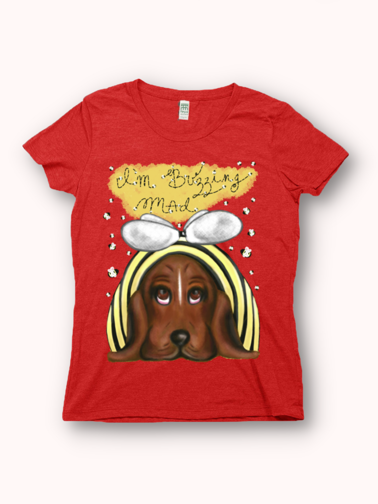 Buzzing Mad - Women's - USA Made Organic Recycled T-shirt