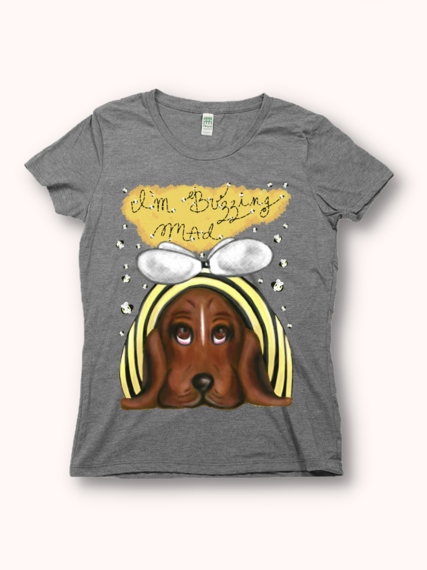 Buzzing Mad - Women's - USA Made Organic Recycled T-shirt