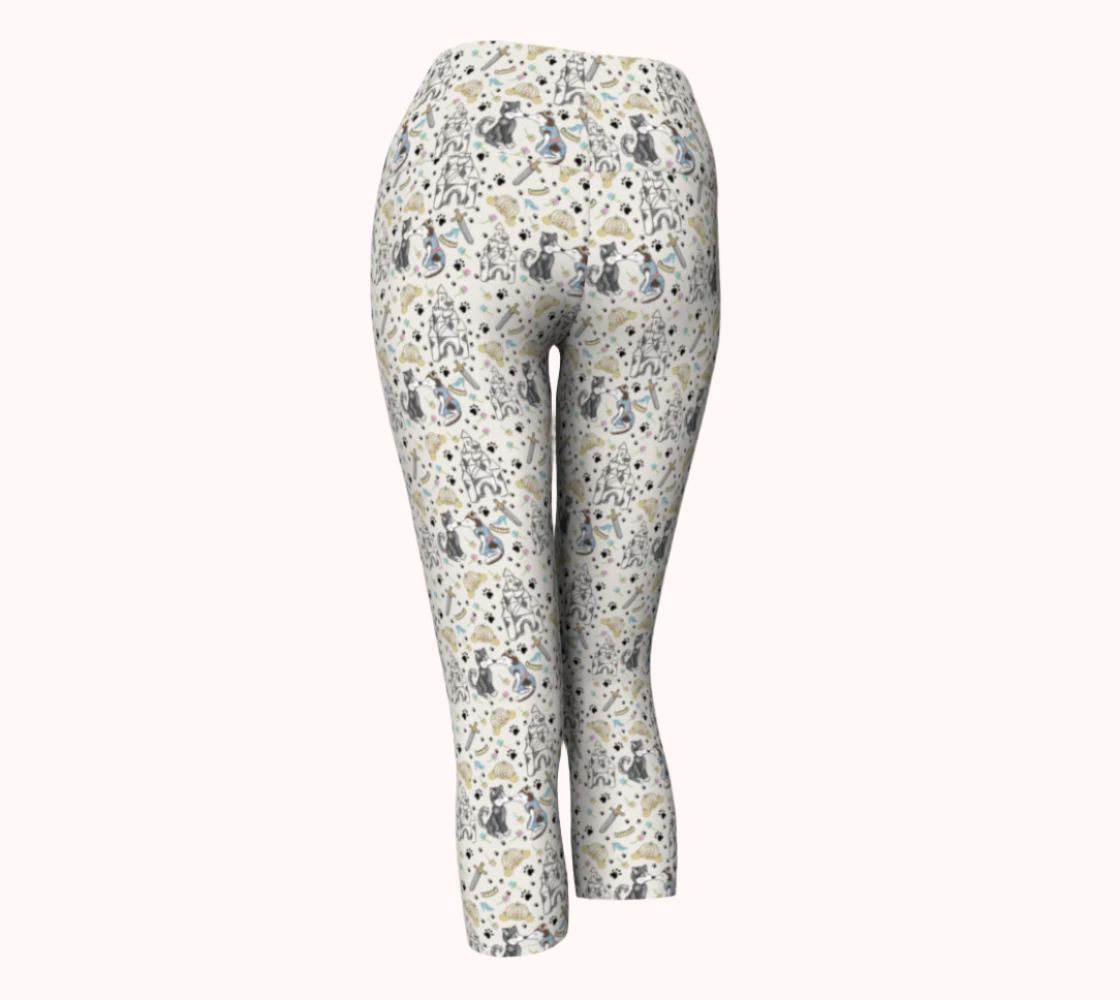 Howl Have a Fairy Tail - Ecofriendly Ecopoly Yoga Capris