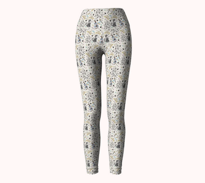 Howl Have a Fairy Tail - Ecofriendly Ecopoly Yoga Leggings