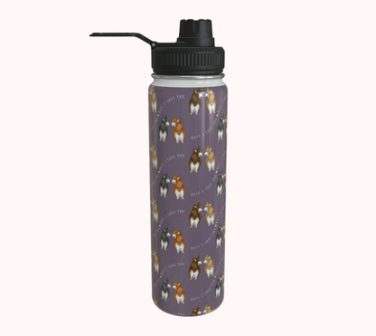 Butt I Love You - Calm Lavender - Stainless Steel Water Bottle