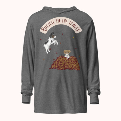 Russell in the Leaves - Hooded long-sleeve tee
