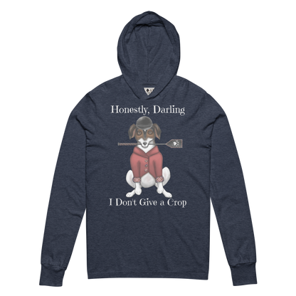 I Don't Give a Crop - Hooded long-sleeve tee