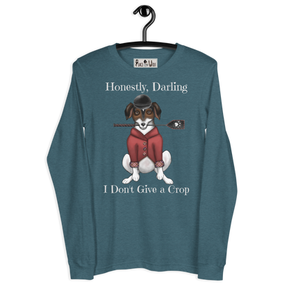 I Don't Give a Crop - Soft Long Sleeve Tee