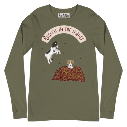 Russell in the Leaves - Soft Long Sleeve Tee