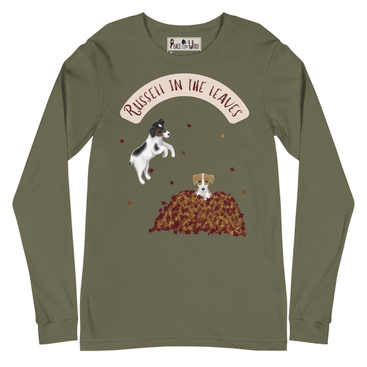 Russell in the Leaves - Soft Long Sleeve Tee