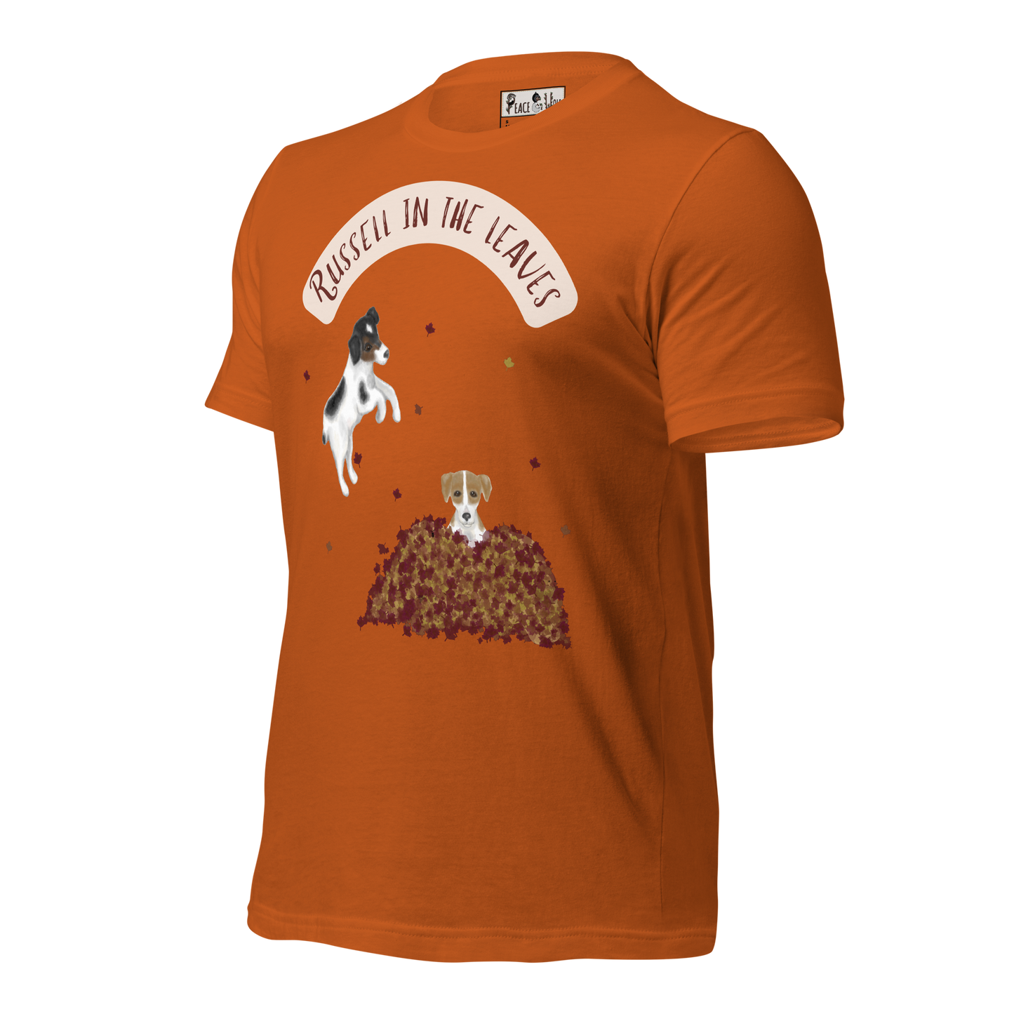 Russell in the Leaves - Classic Comfy Tee