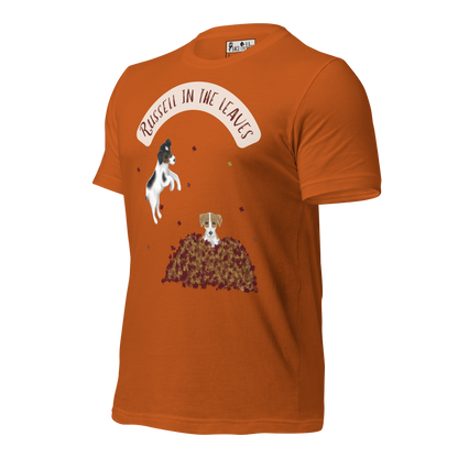Russell in the Leaves - Classic Comfy Tee