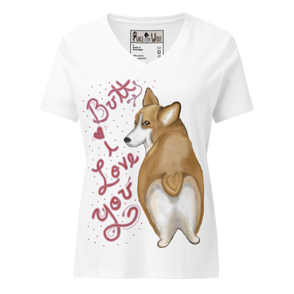 Butt I Love You - Women’s - Relaxed Super Soft V-neck T-shirt
