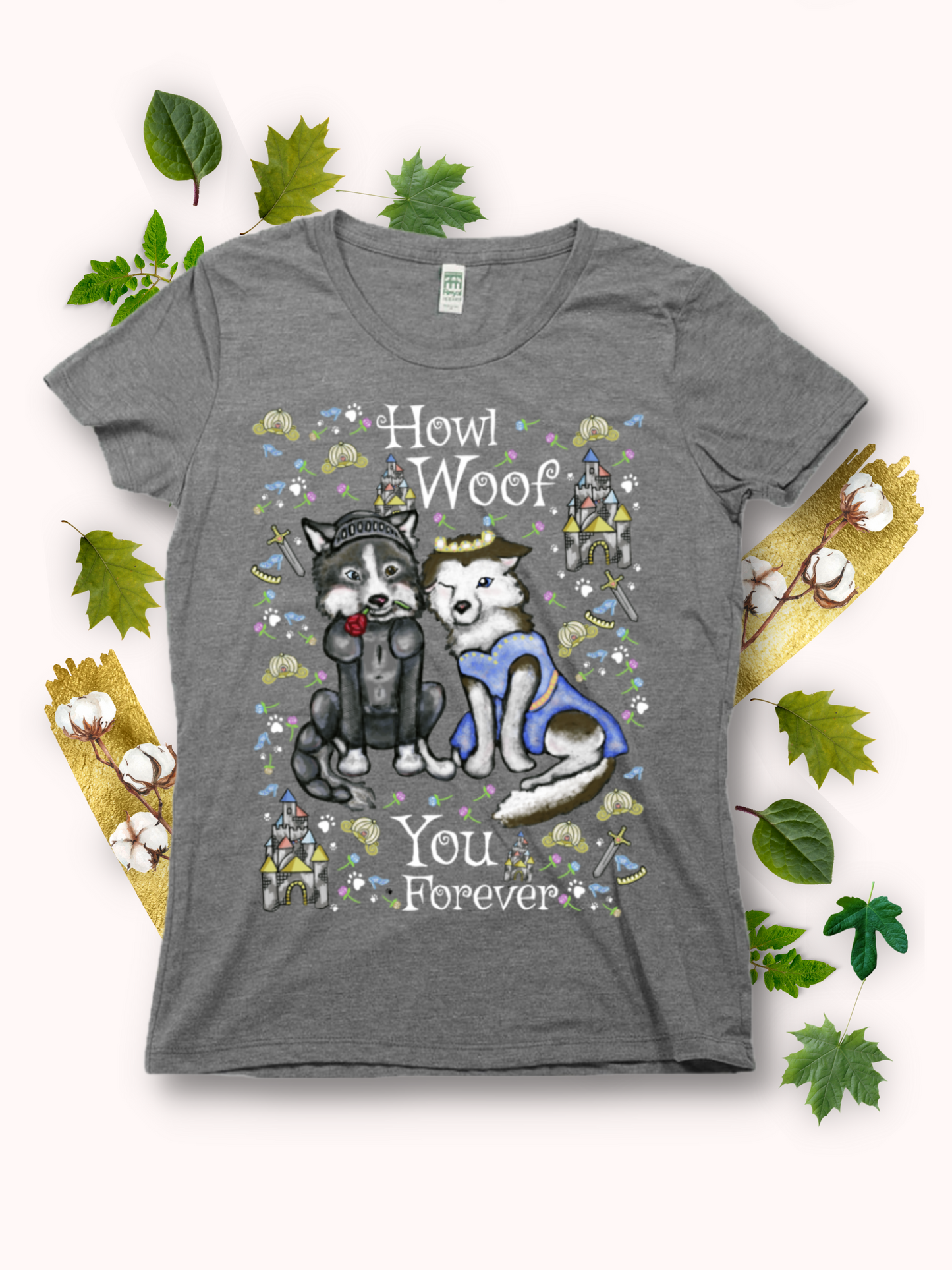 Howl Woof You - Women's - Eco-Friendly Organic & Recycled USA Made T-shirt