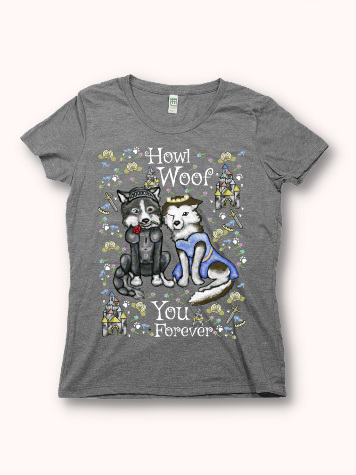 Howl Woof You - Women's - Eco-Friendly Organic & Recycled USA Made T-shirt