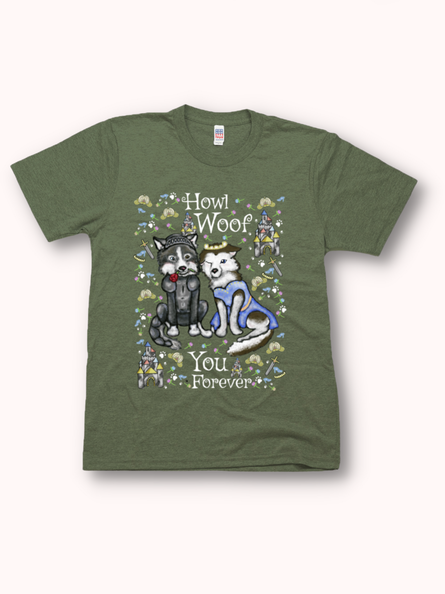 Howl Woof You - Unisex - Eco-Friendly USA Made Jersey Tee