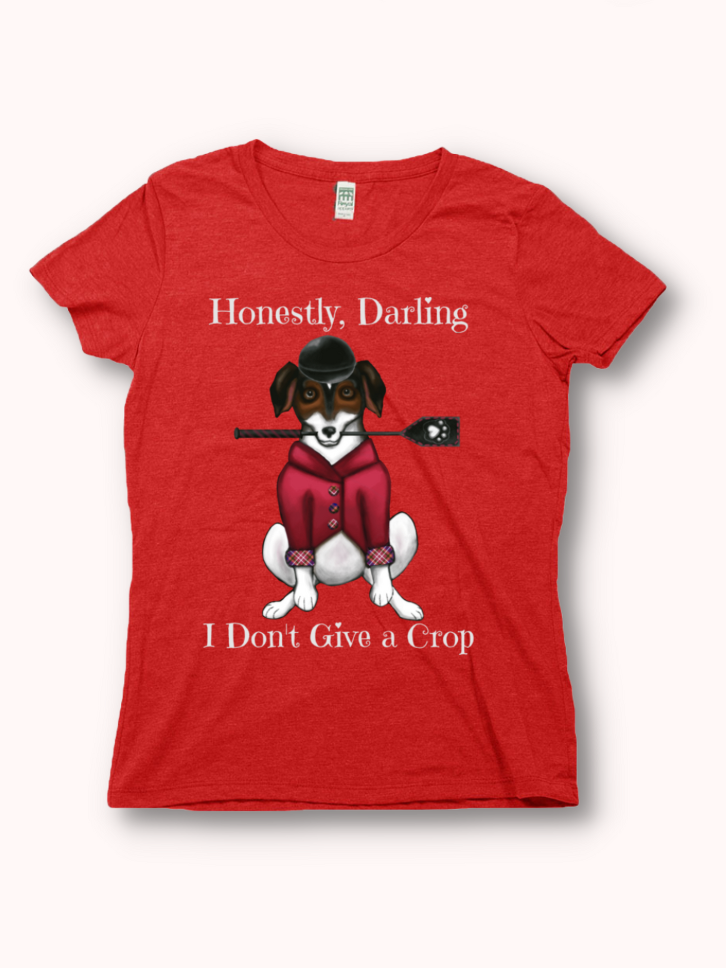 I Don't Give a Crop - Women's - USA Made Organic Recycled T-shirt