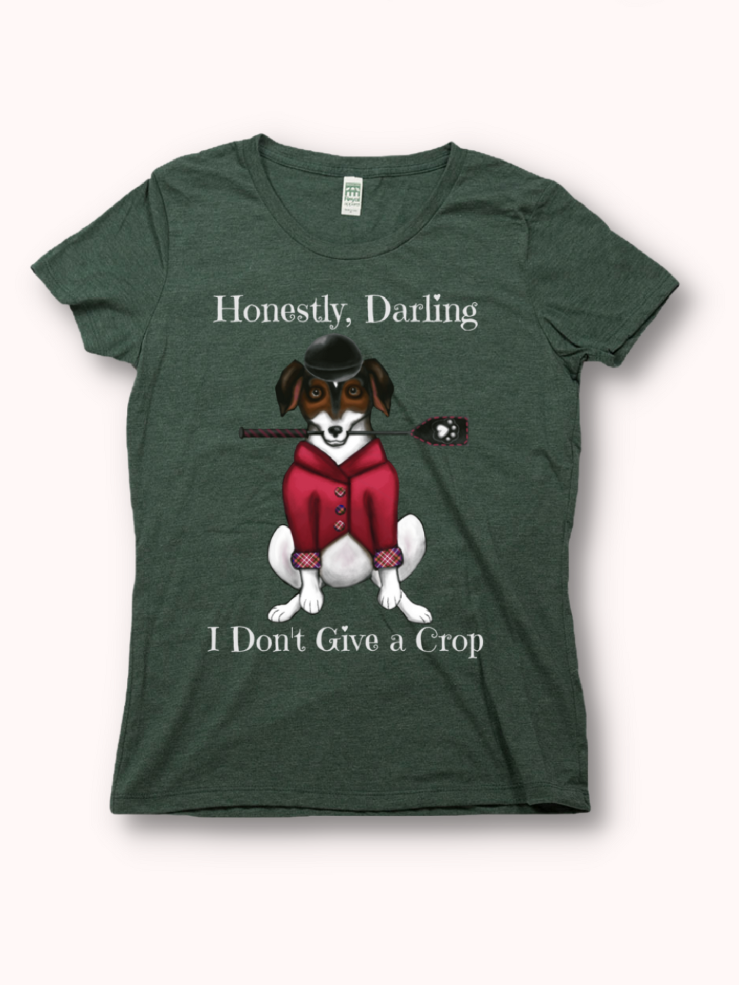 I Don't Give a Crop - Women's - USA Made Organic Recycled T-shirt