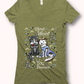 Howl Woof You - Women's - Eco-Friendly Organic & Viscose Hemp USA Made V-neck Tee